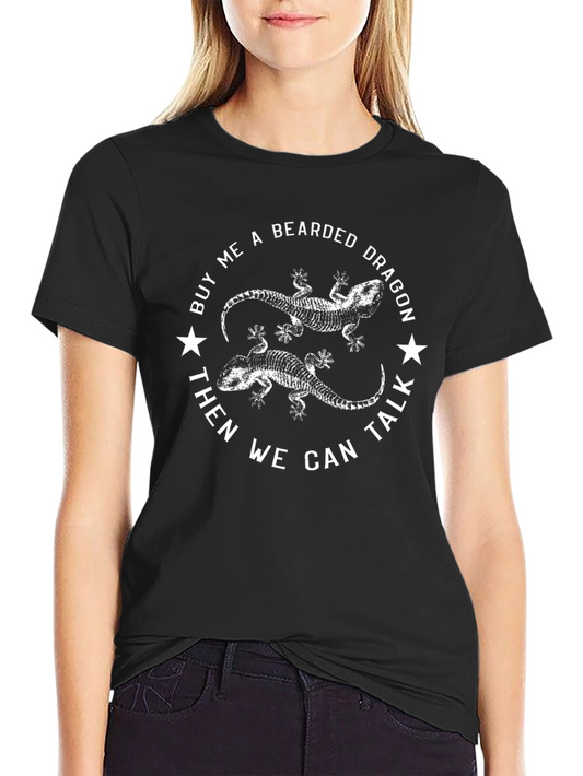 Bearded Dragon Lover T-Shirt Funny Reptile Pet Owner Tee