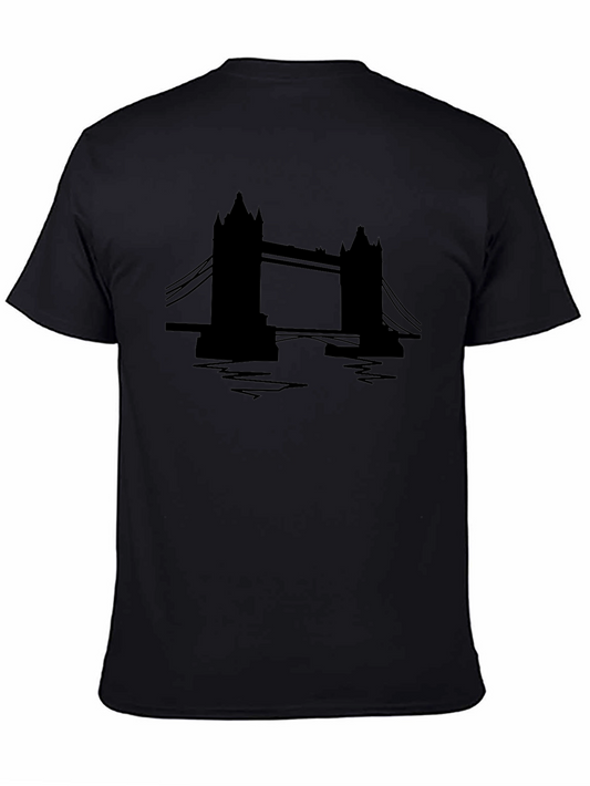 London Bridge Graphic Tee - Black Cotton