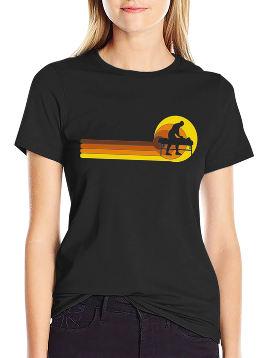 Retro Massage Therapy Black T-Shirt