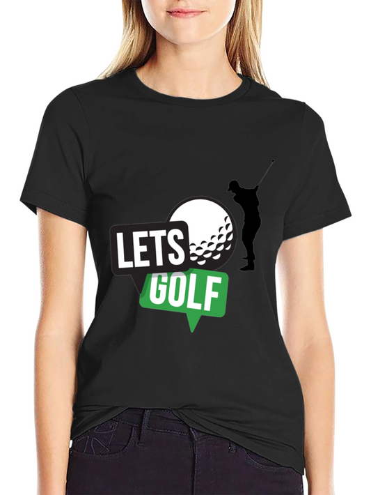 Lets Golf T-Shirt - Sporty Graphic Tee