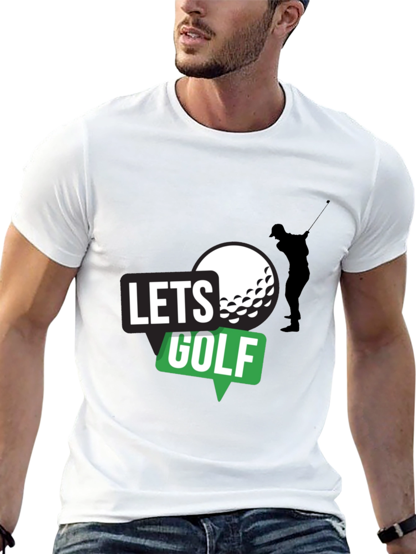 Lets Golf T-Shirt - Sporty Graphic Tee