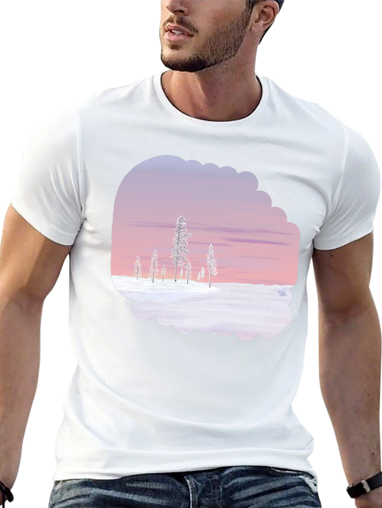 Winter Landscape Graphic Tee