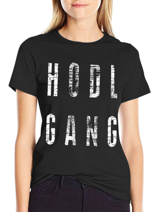 HODL Gang Graphic Tee - Crypto Enthusiast Style
