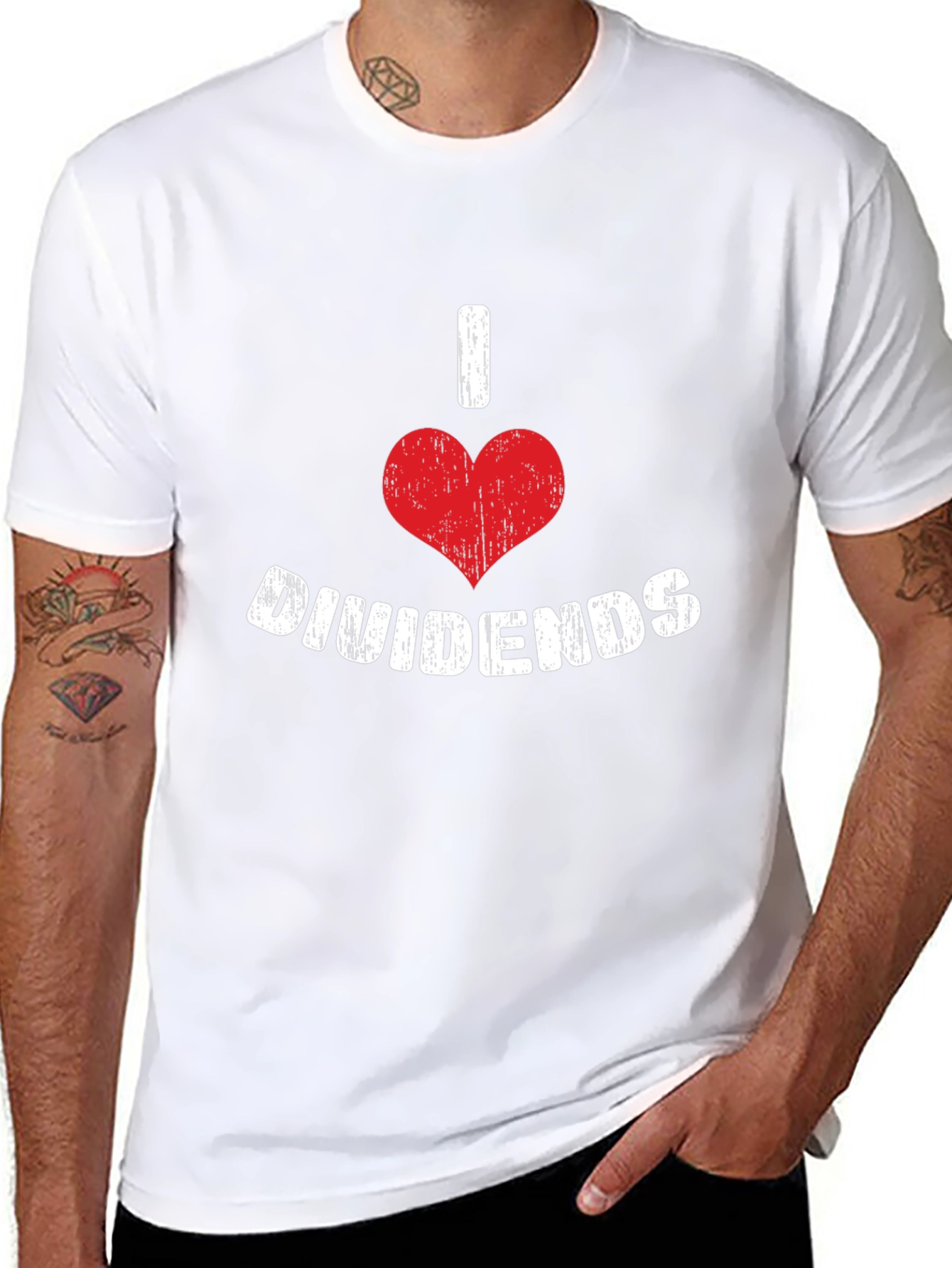 I Heart Dividends Graphic Tee - Investor Gift
