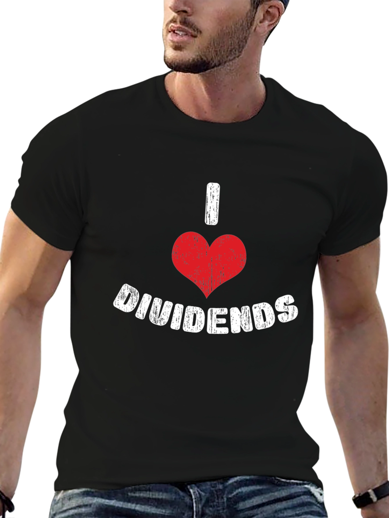 I Heart Dividends Graphic Tee - Investor Gift