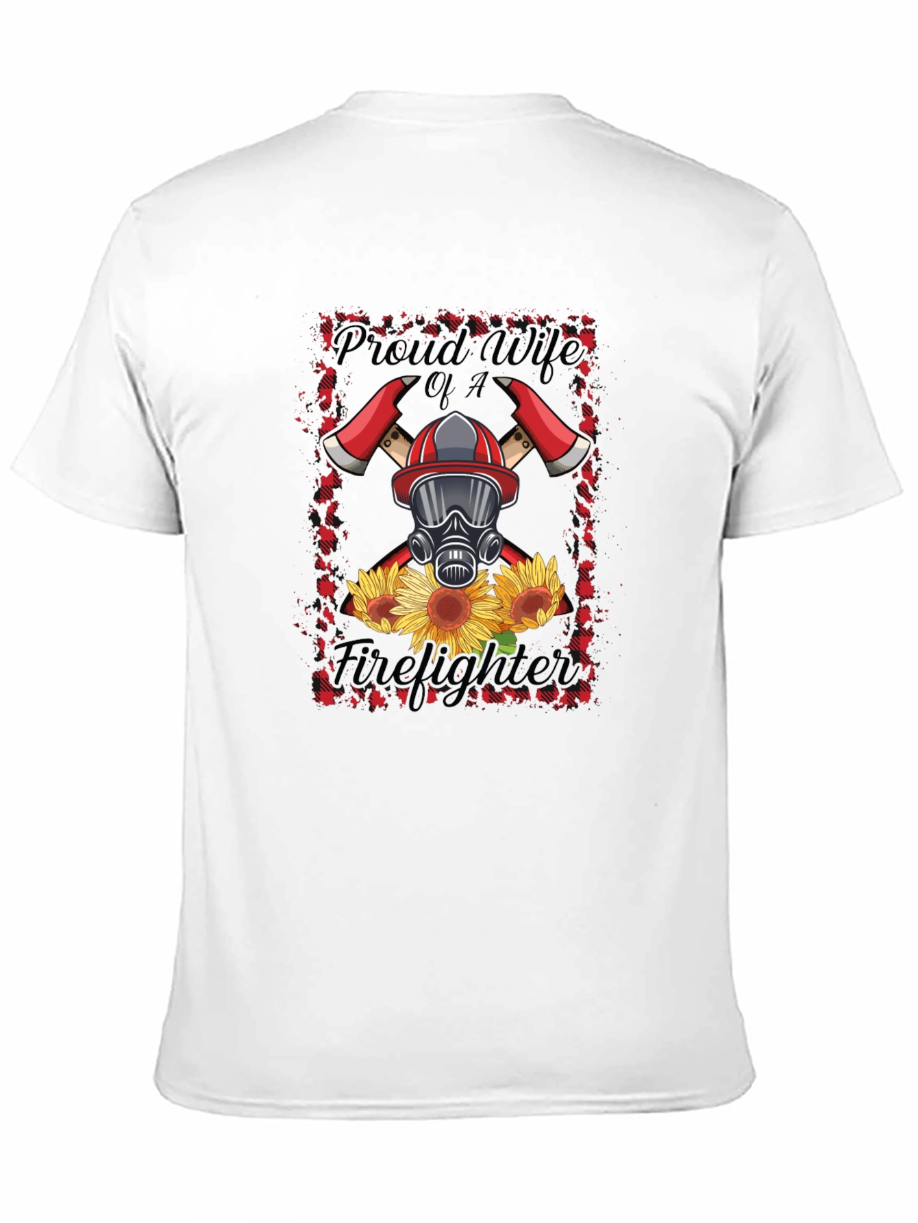 Proud Firefighter Wife Graphic T-Shirt