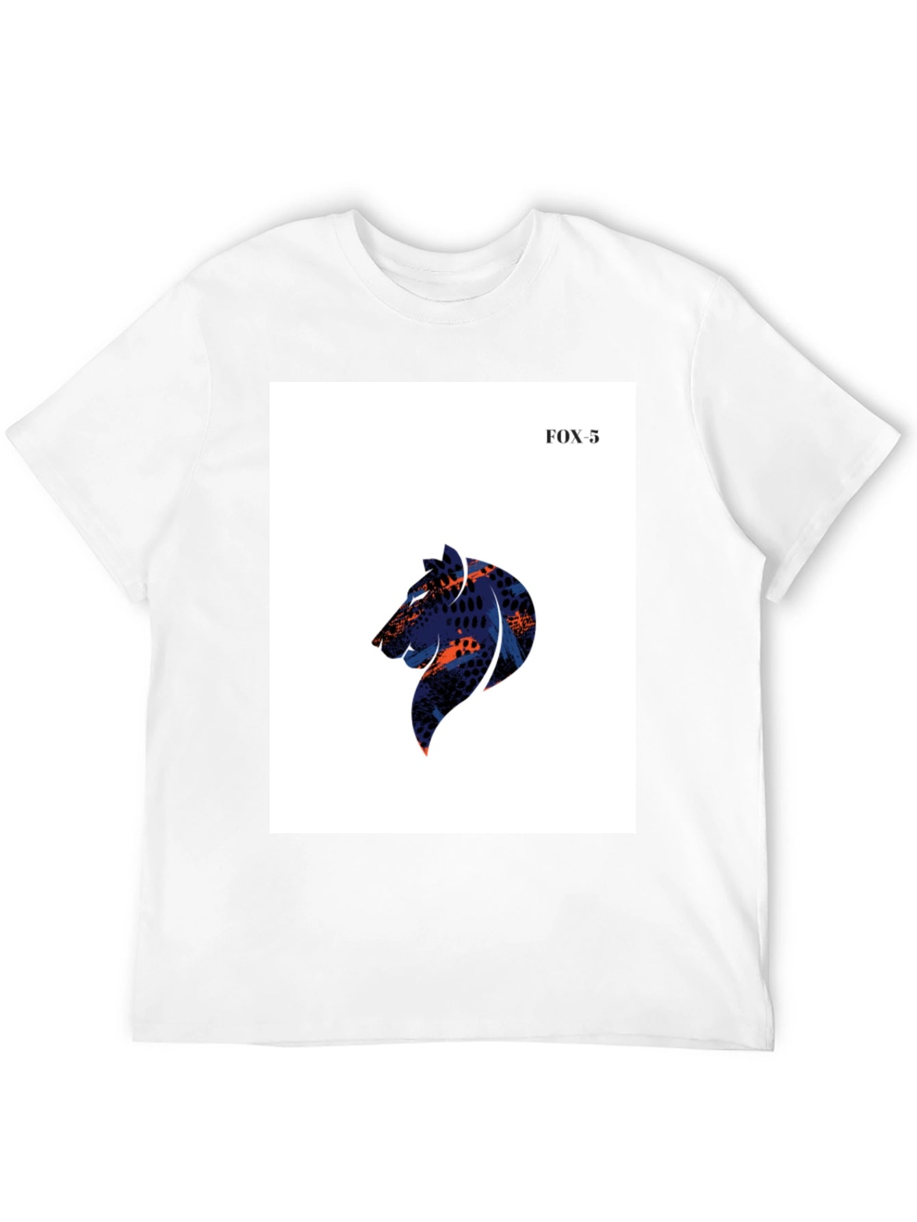 Fox 5 Graphic T-Shirt - Stylish Mens Tee