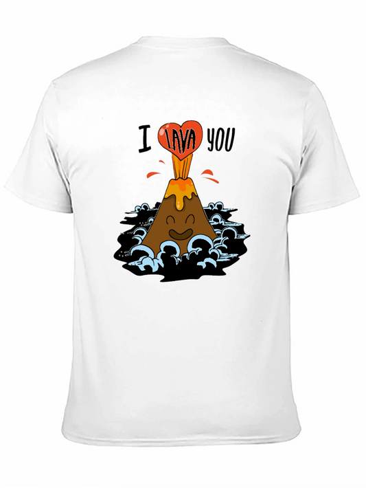I Lava You Graphic Tee - Black T-Shirt