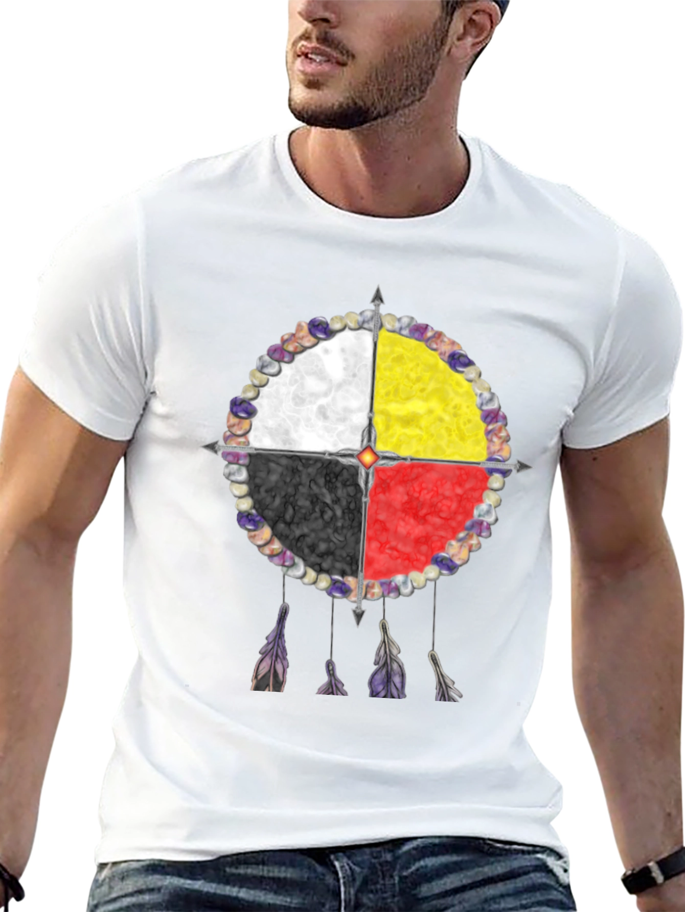 Medicine Wheel T-Shirt: Native American Wisdom