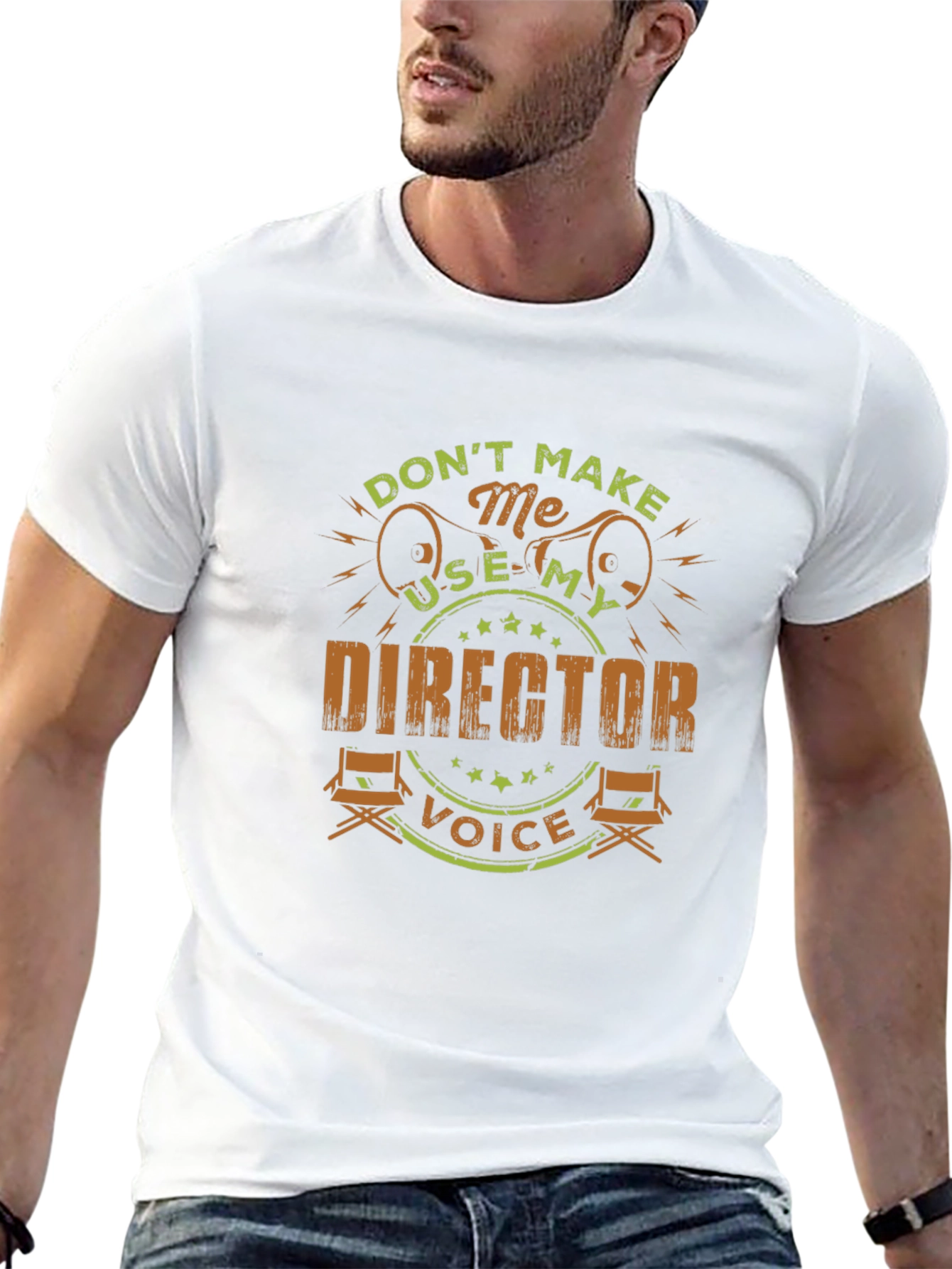 Director Voice T-Shirt - Funny Film Crew Gift