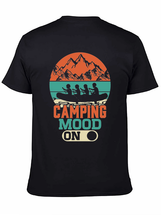 Camping Mood On T-Shirt - Adventure Awaits!