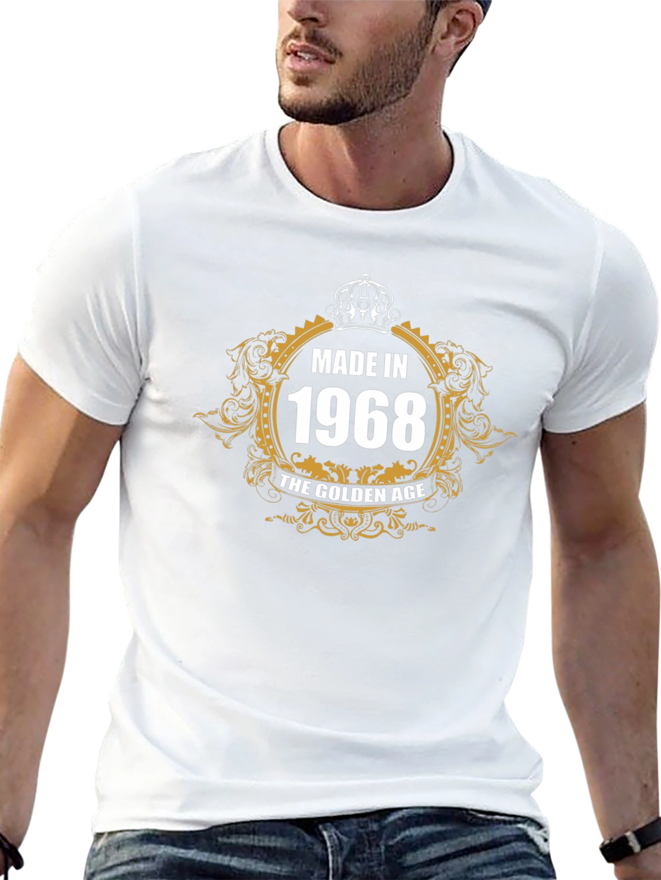 Made in 1968 T-Shirt - Golden Age Black Tee