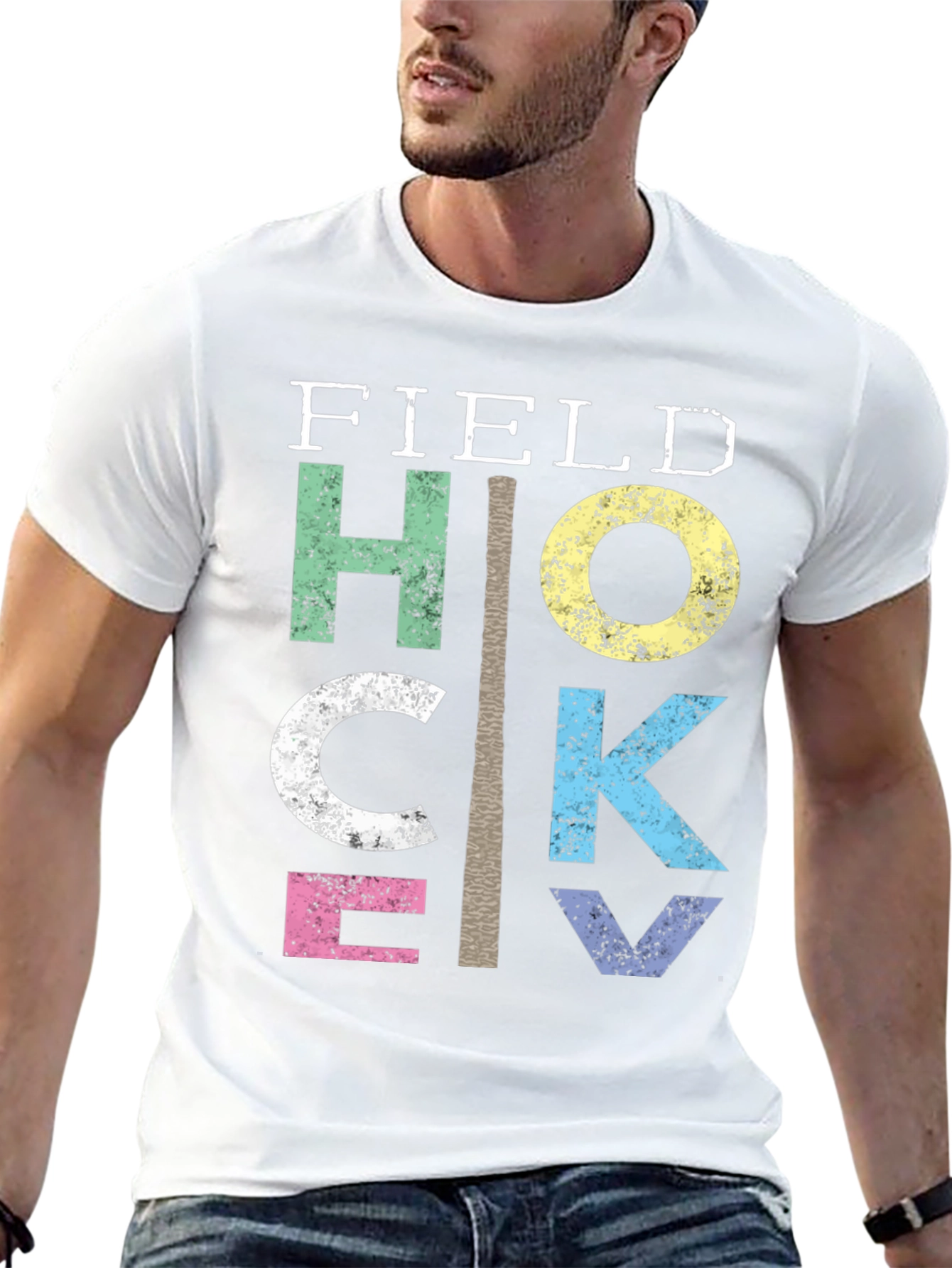 Field Hockey Graphic T-Shirt