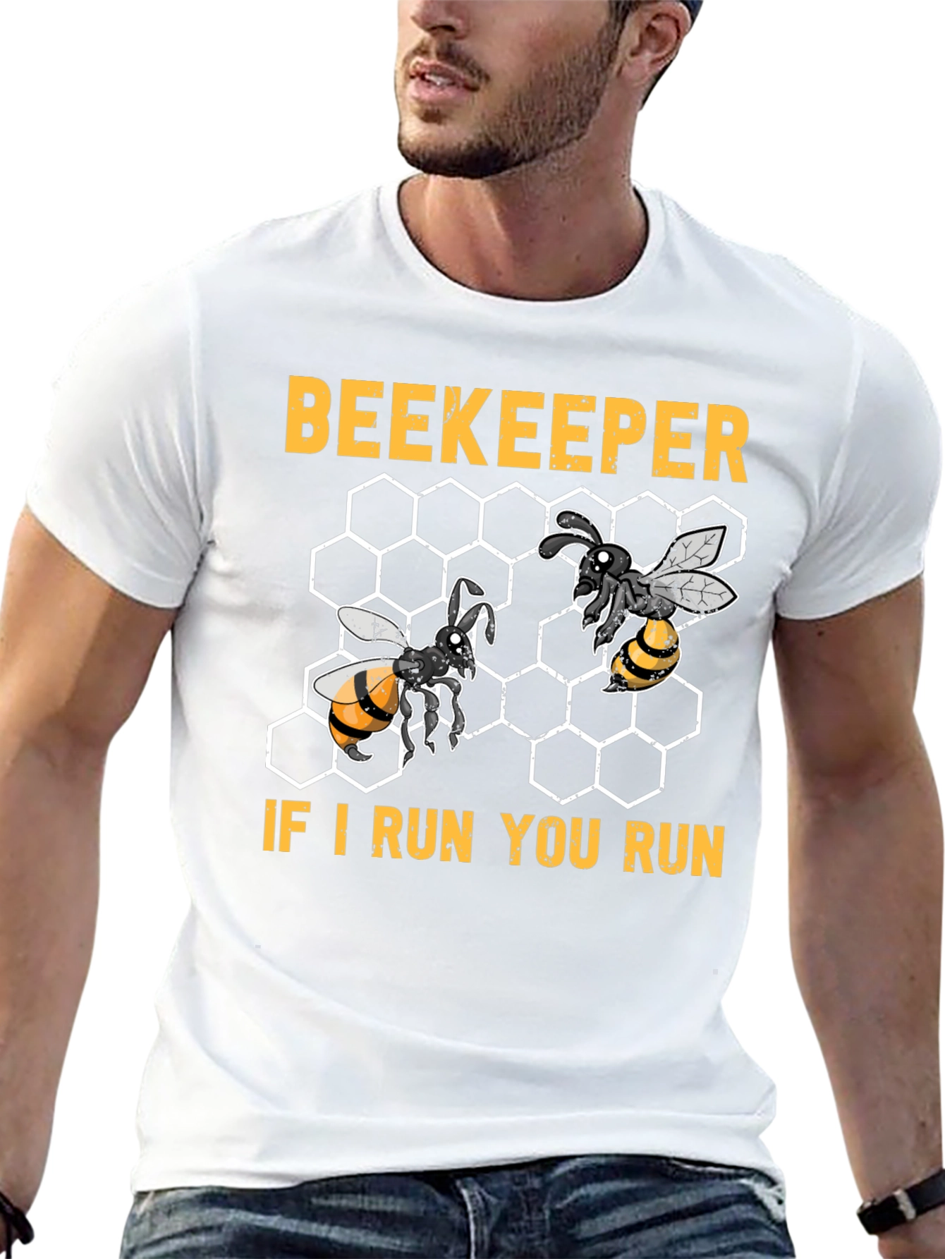 Beekeeper If I Run You Run T-Shirt