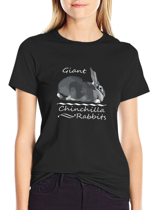 Giant Chinchilla Rabbit Graphic T-Shirt