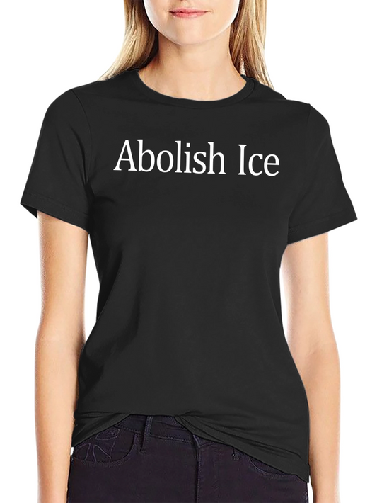Abolish Ice Black Crewneck T-Shirt