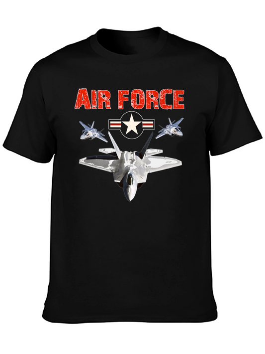 Air Force Jet Fighter Graphic T-Shirt