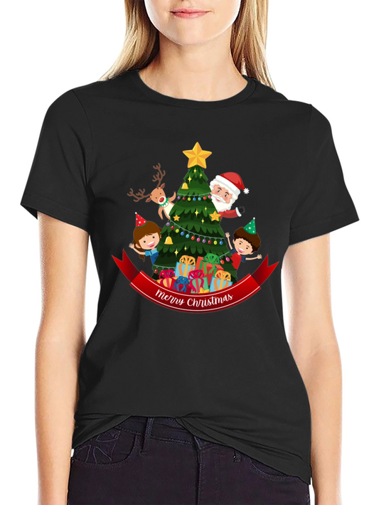 Festive Christmas Graphic T-Shirt