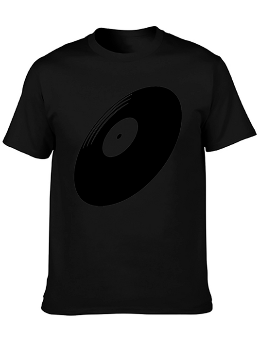 Vinyl Record Graphic T-Shirt - Classic Music Tee