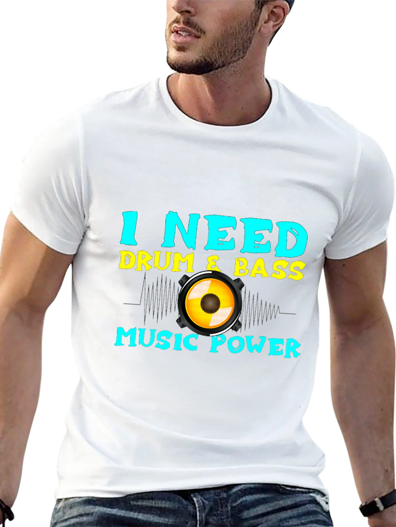 Drum & Bass Music Power T-Shirt