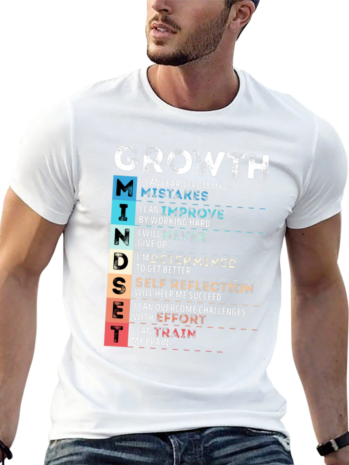 Growth Mindset T-Shirt - Motivational Tee