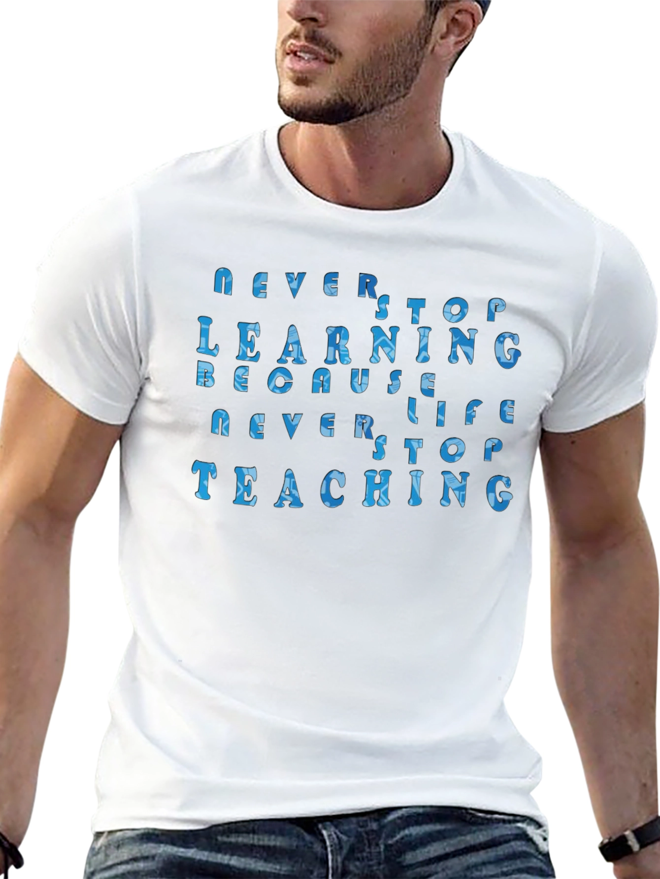 Never Stop Learning Unisex T-Shirt