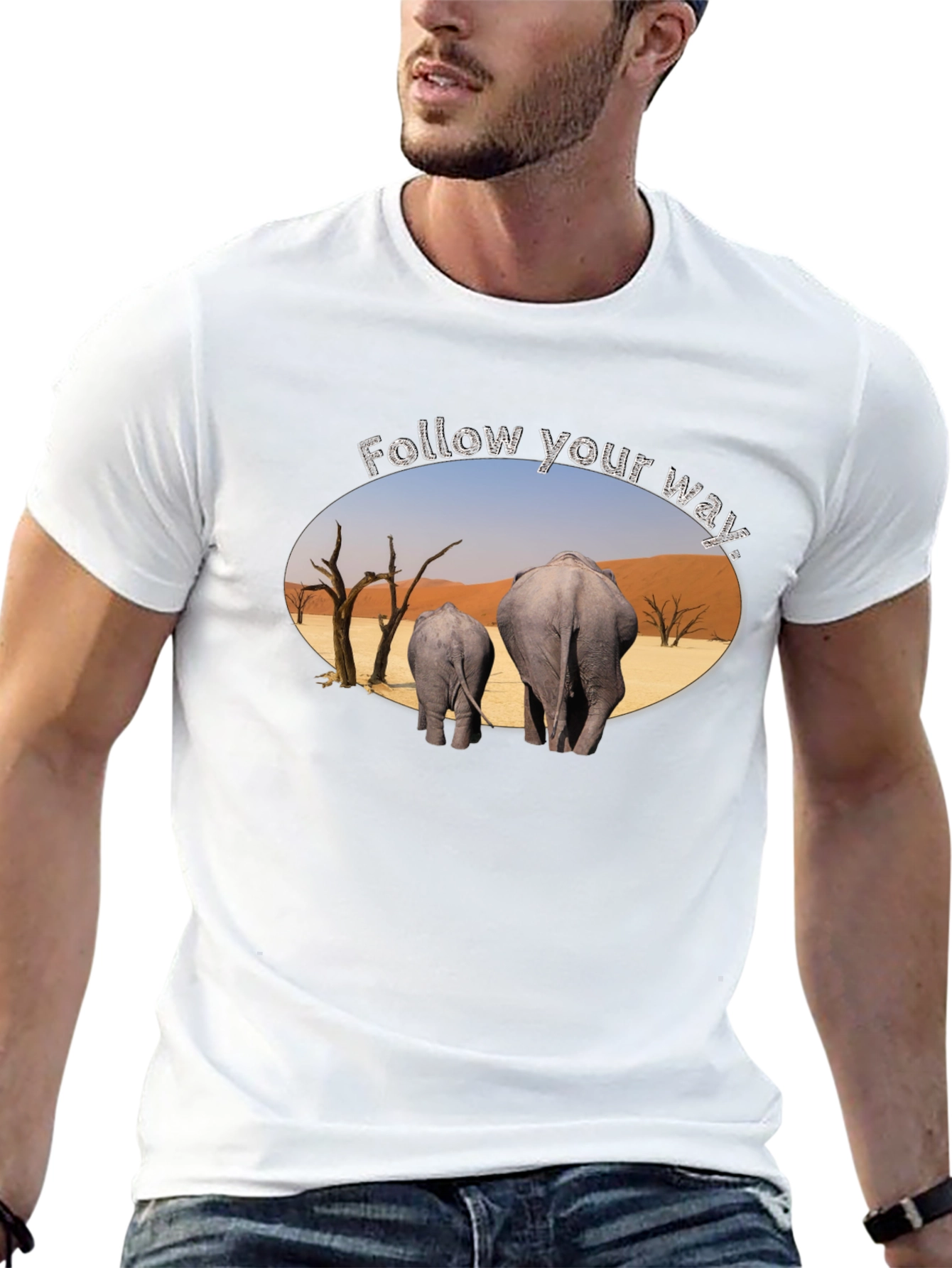 Follow Your Way Elephant T-Shirt