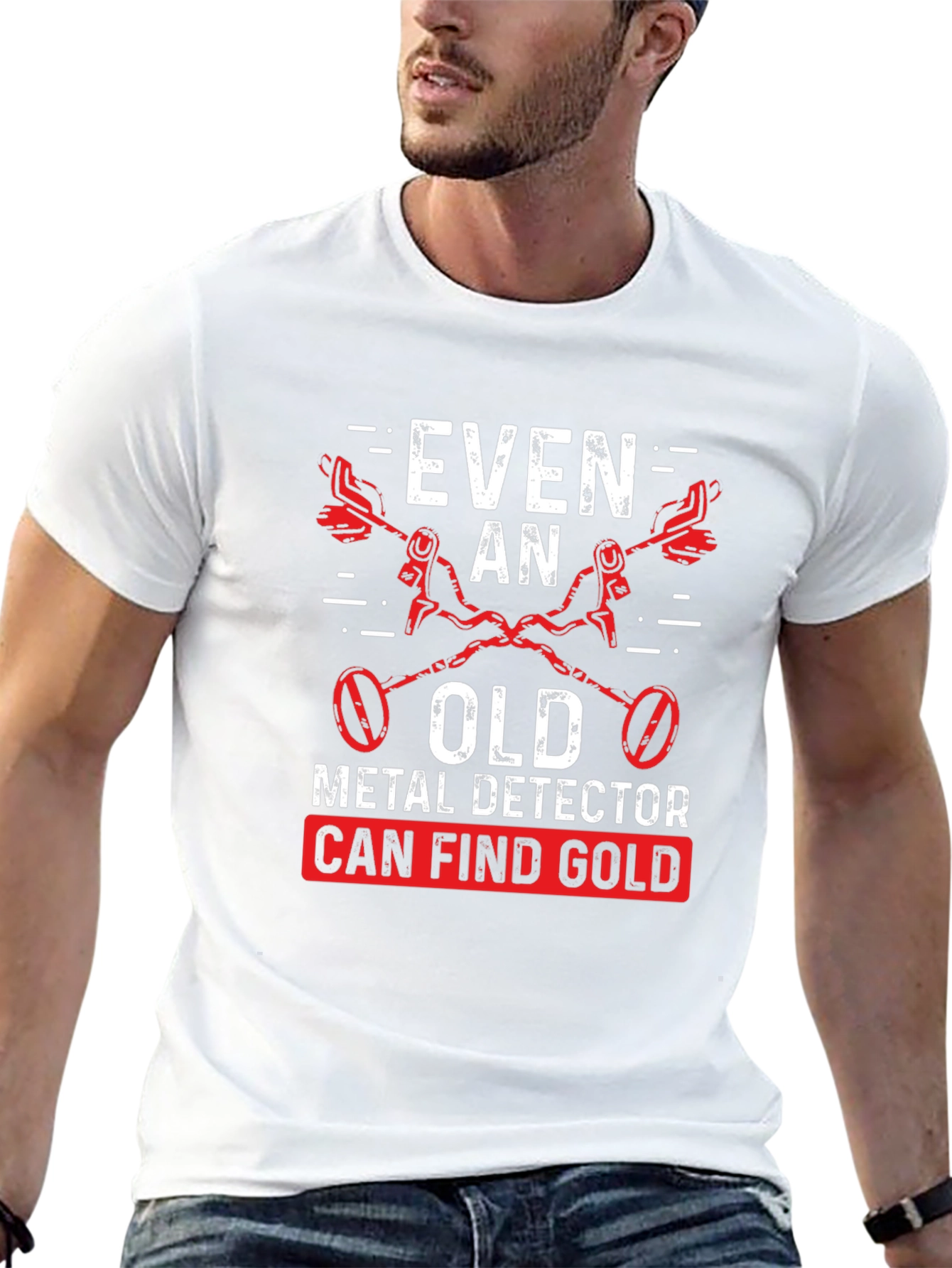 Funny Metal Detecting T-Shirt for Gold Hunters