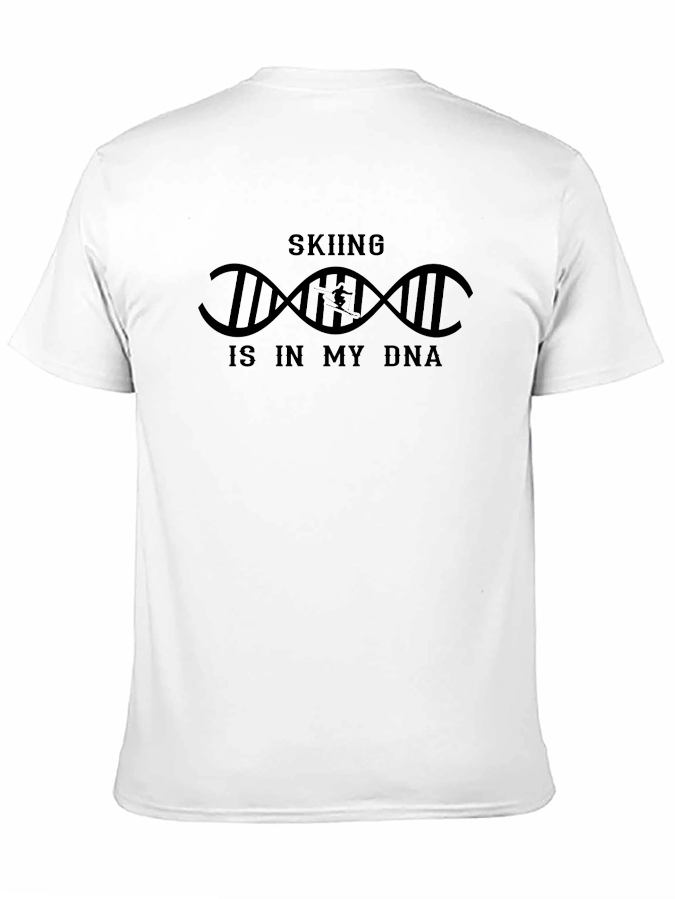 Skiing DNA T-Shirt - Unisex Cotton Tee