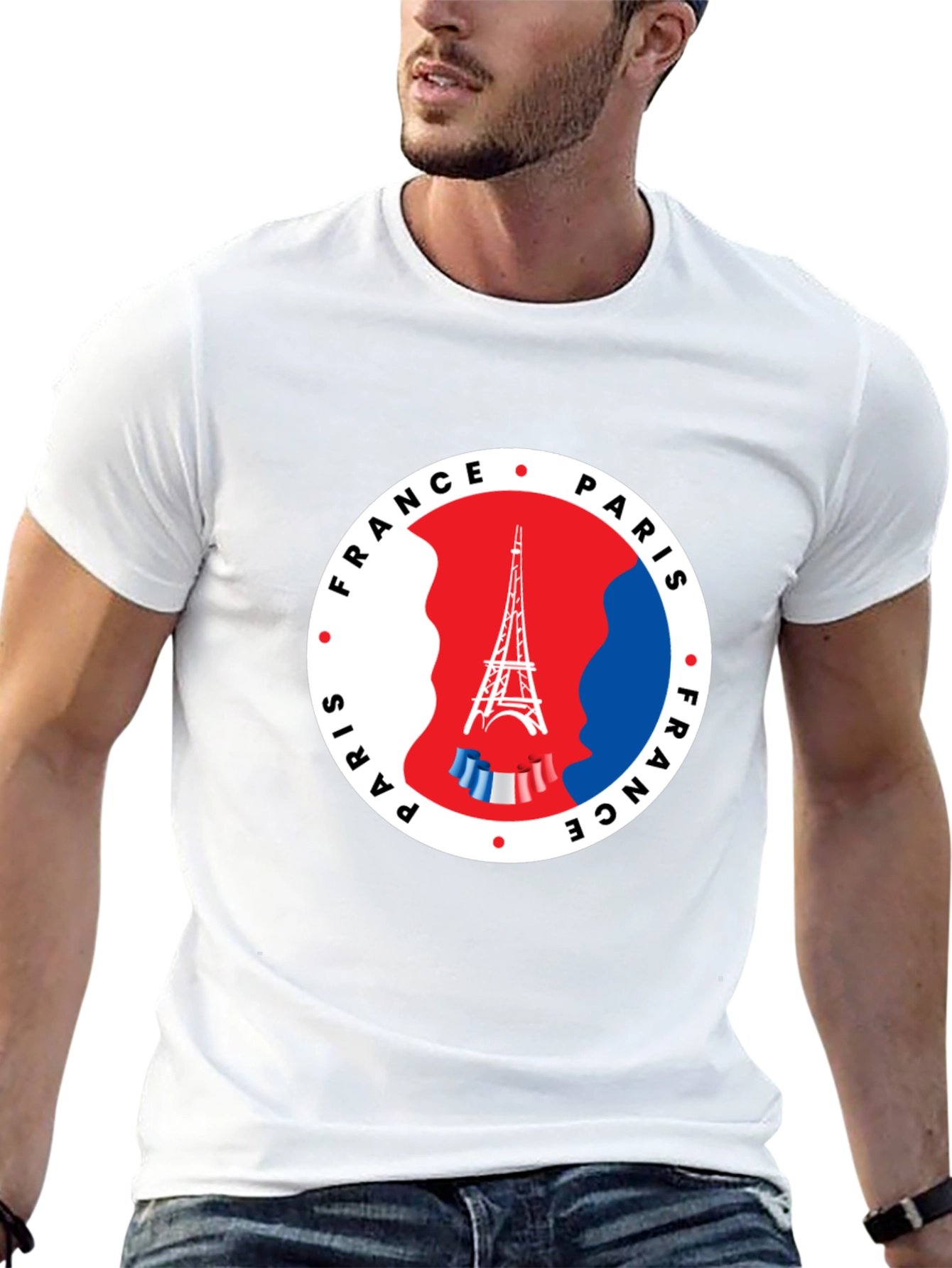 Paris France Eiffel Tower Graphic T-Shirt