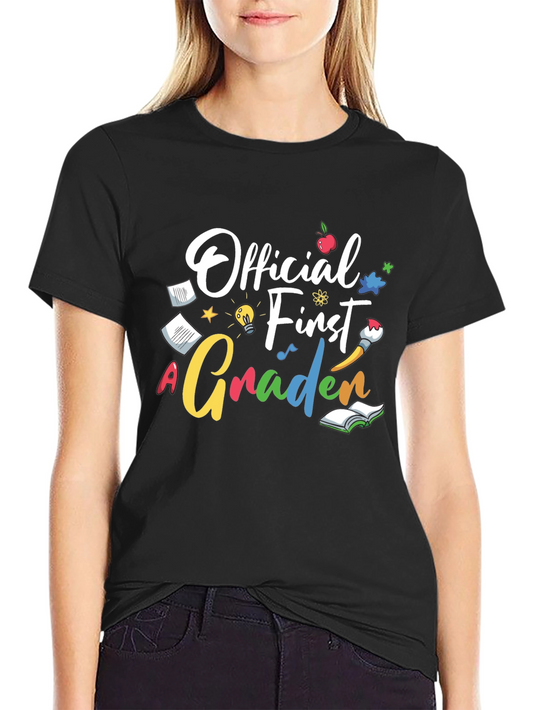 Official First Grader T-Shirt - Back to School