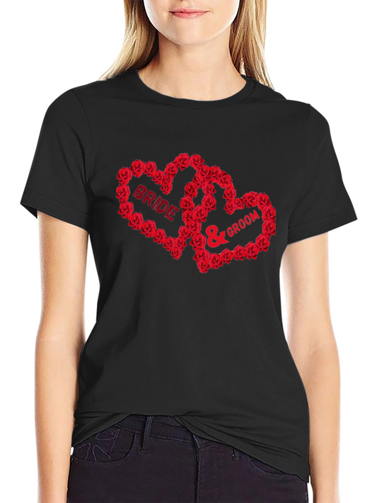 Bride & Groom Matching Wedding T-Shirt