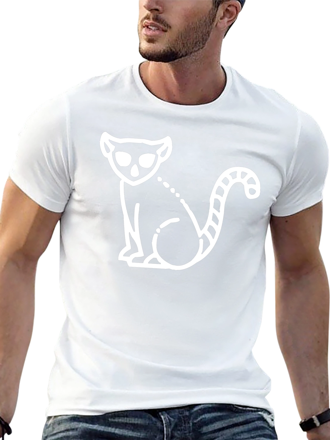 Lemur Graphic T-Shirt - Cool Animal Tee
