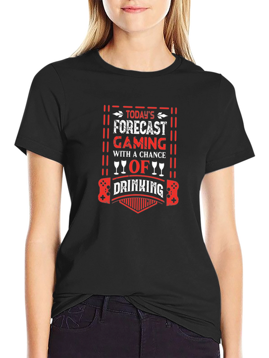 Gaming & Drinking Forecast T-Shirt