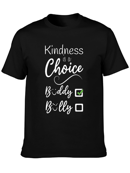 Kindness Choice Graphic T-Shirt - Anti Bullying Tee