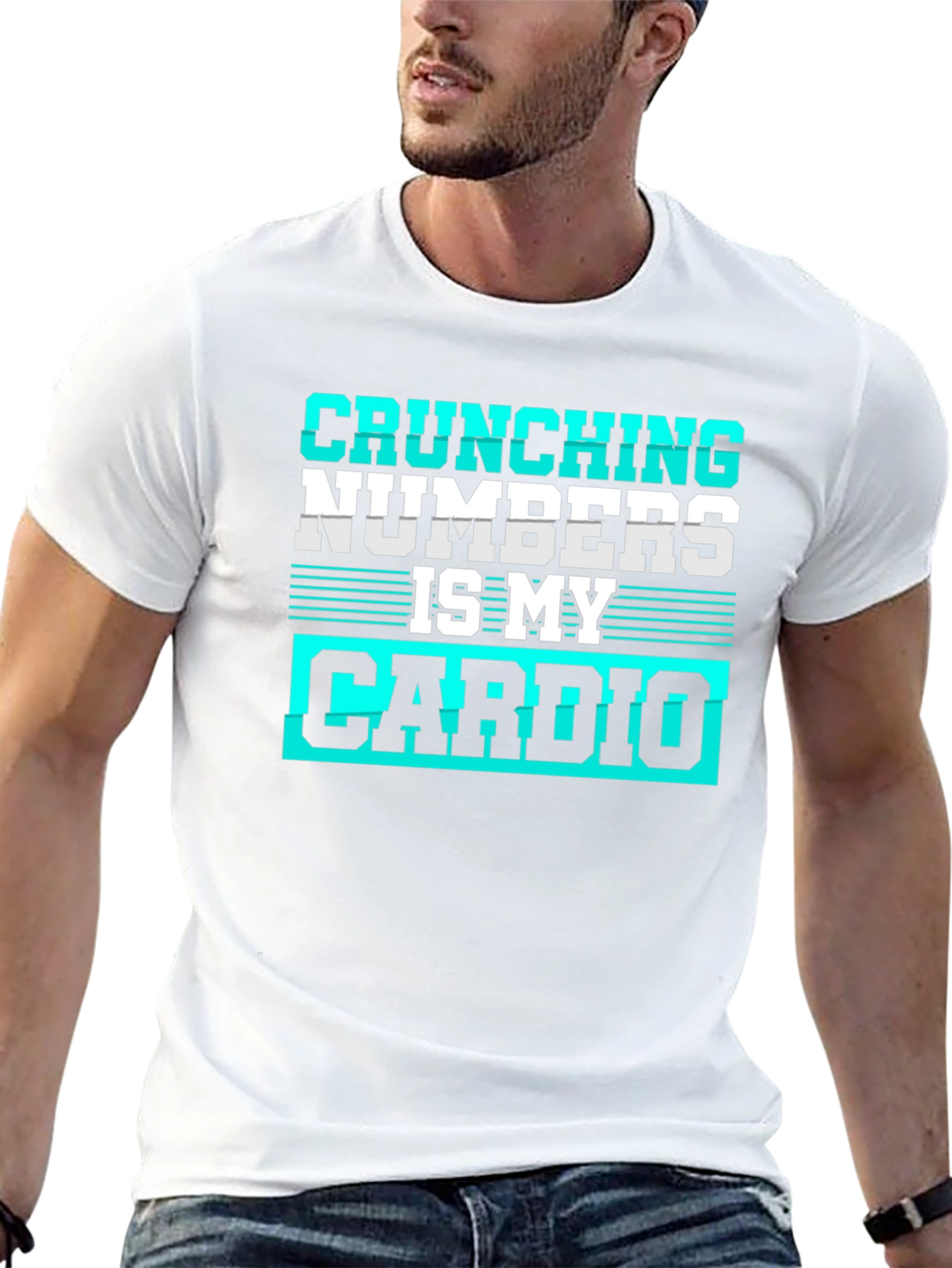 Crunching Numbers is My Cardio Graphic Tee