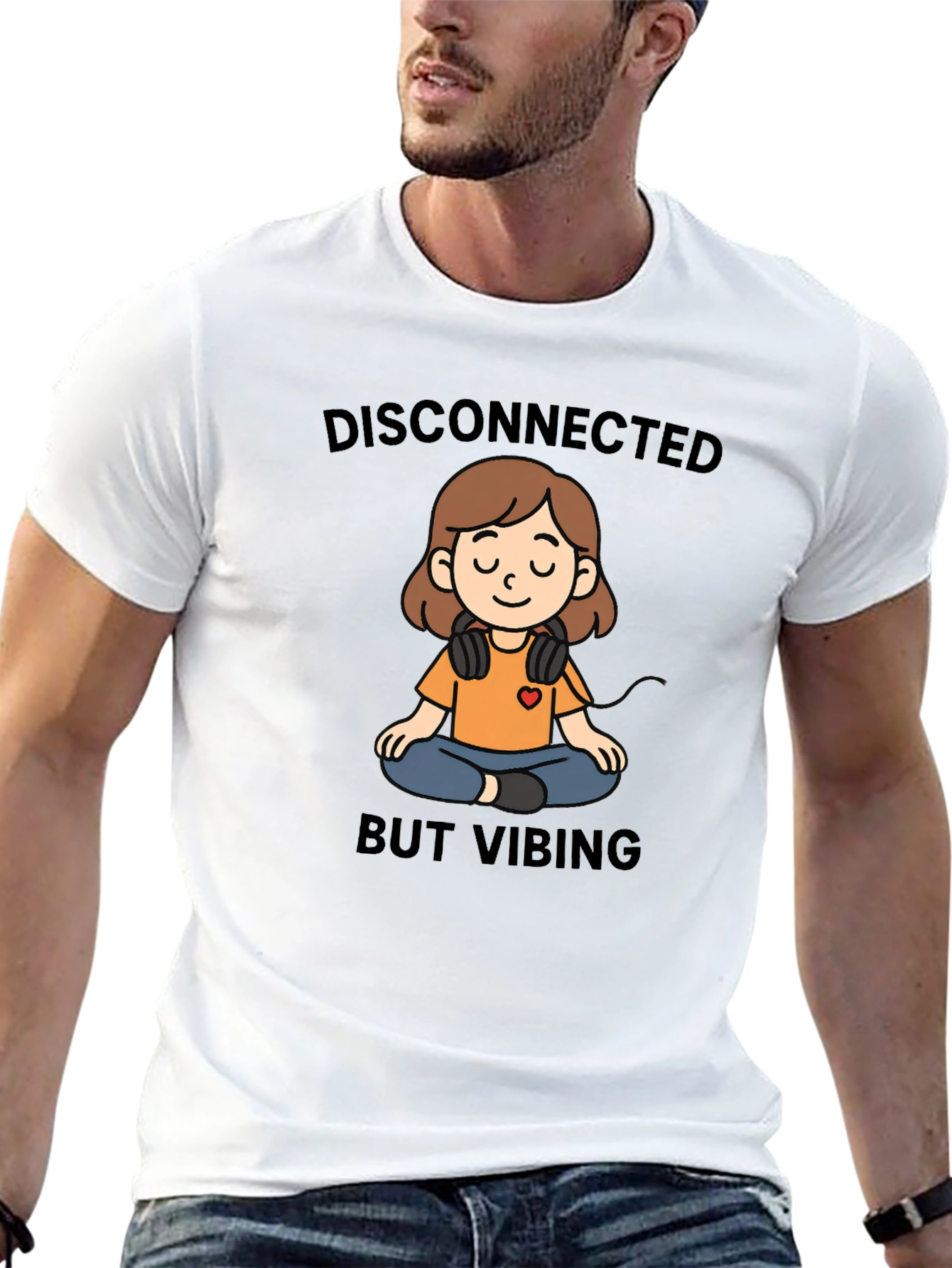 Disconnected But Vibing Graphic Tee