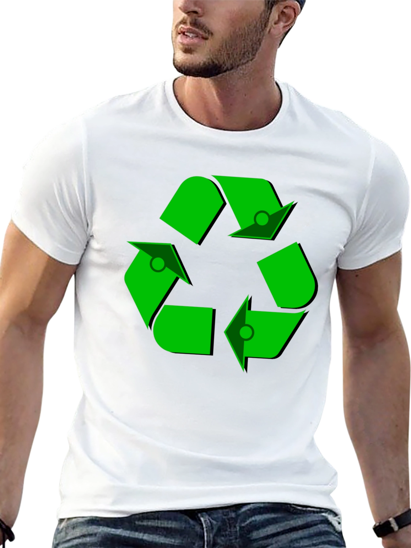 Recycle Symbol Black T-Shirt