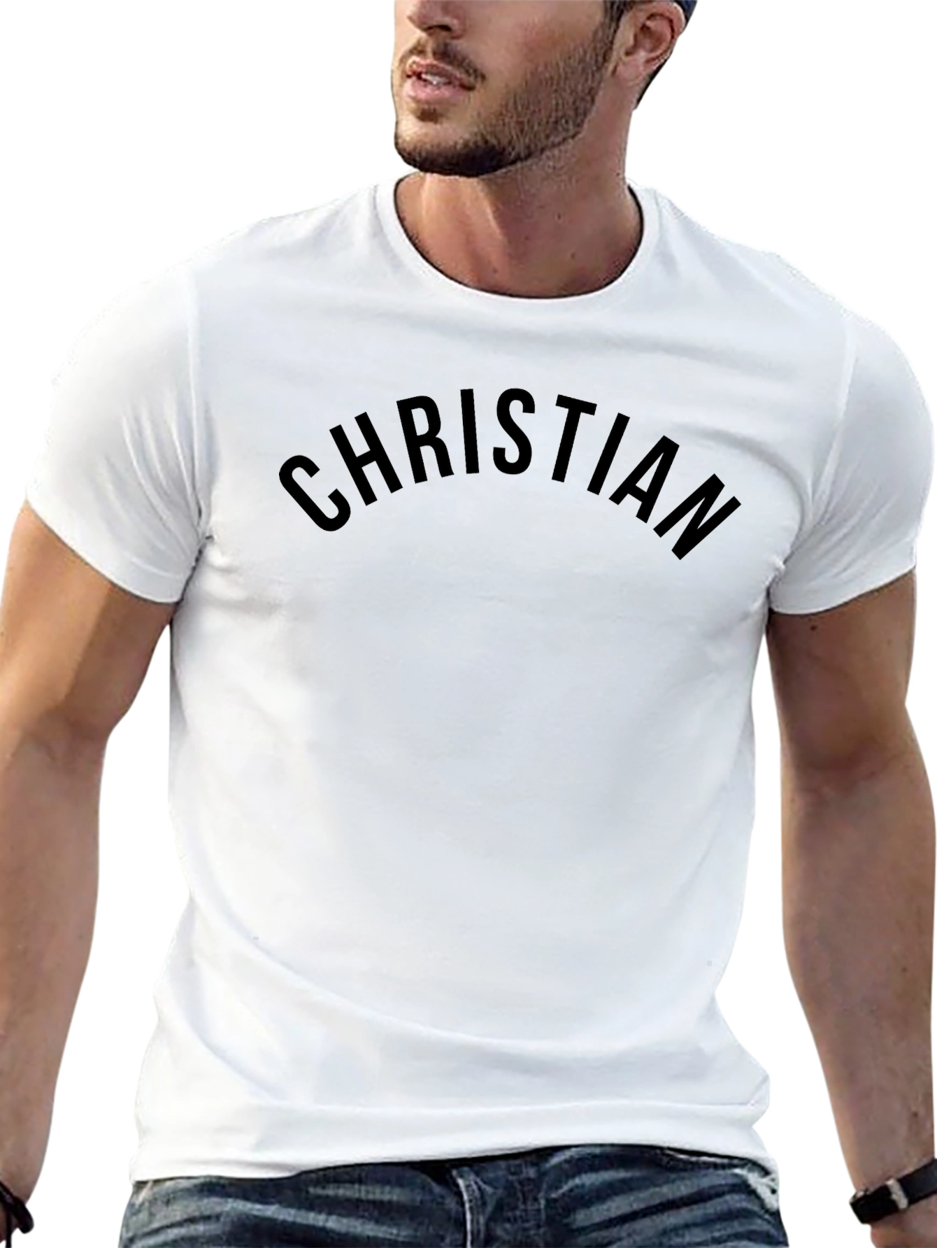 Christian Tee - Classic Crew Neck Soft Cotton T-Shirt