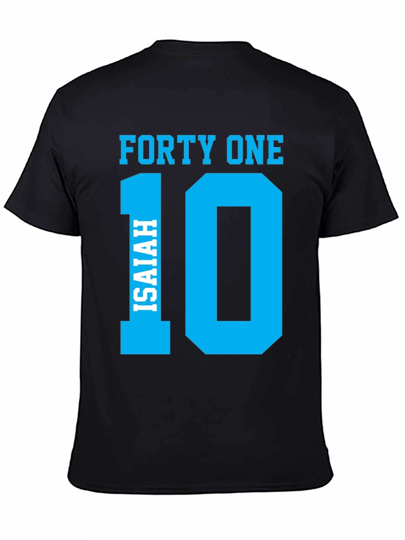 Forty One Isaiah 10 Black T-Shirt