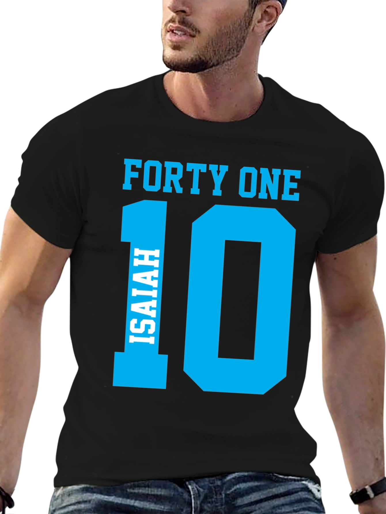 Forty One Isaiah 10 Black T-Shirt