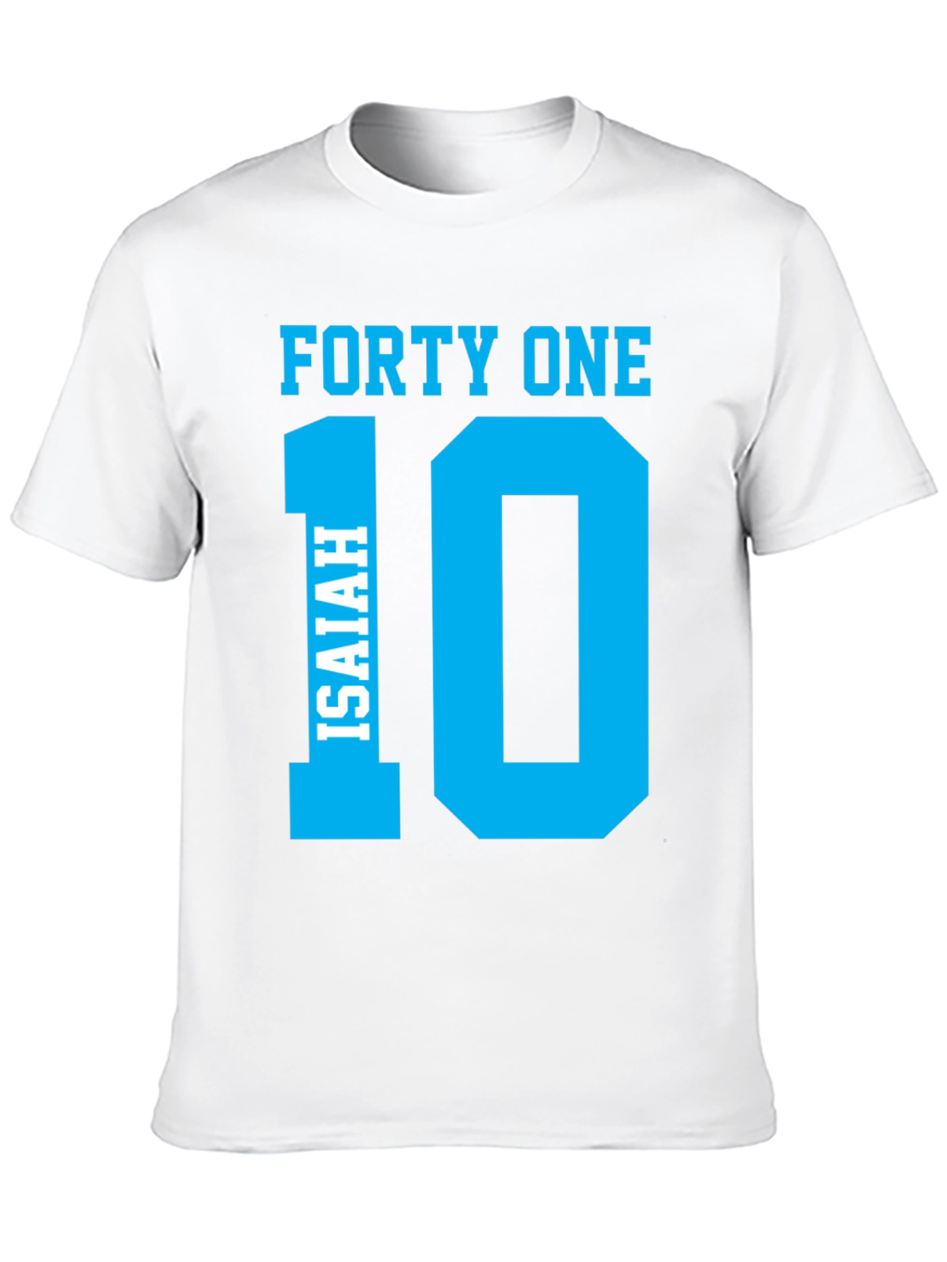 Forty One Isaiah 10 Black T-Shirt