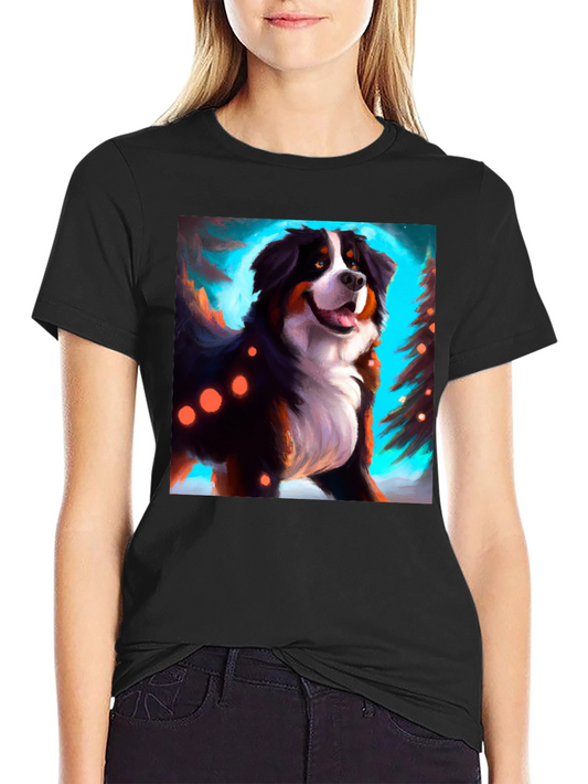 Bernese Mountain Dog Christmas T-Shirt