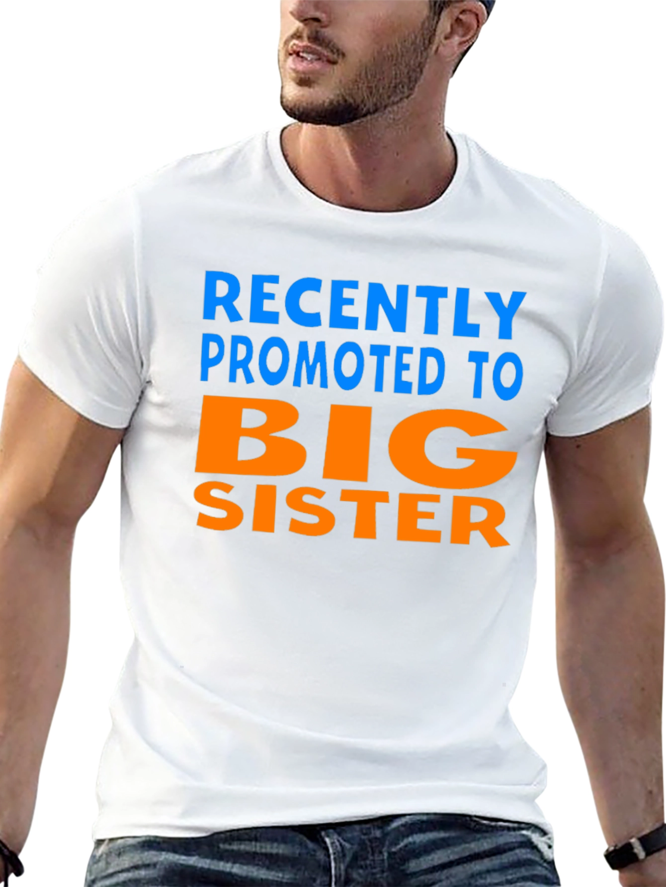 Promoted to Big Sister T-Shirt - Black