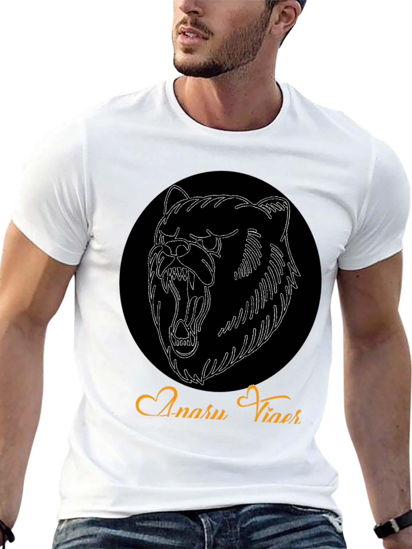 Black Bear Graphic Tee - Anaru Viner