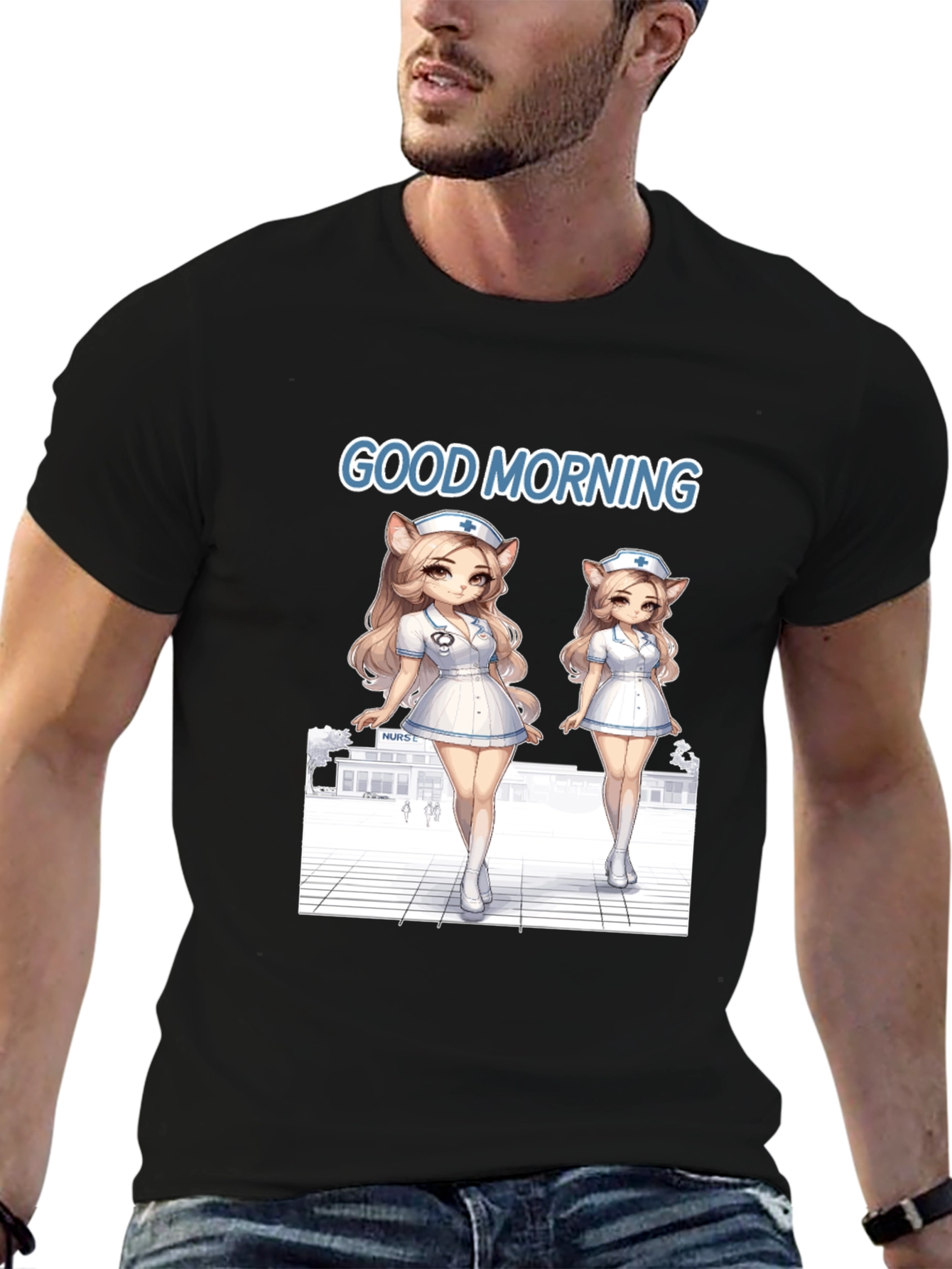Good Morning Nurse Anime T-Shirt