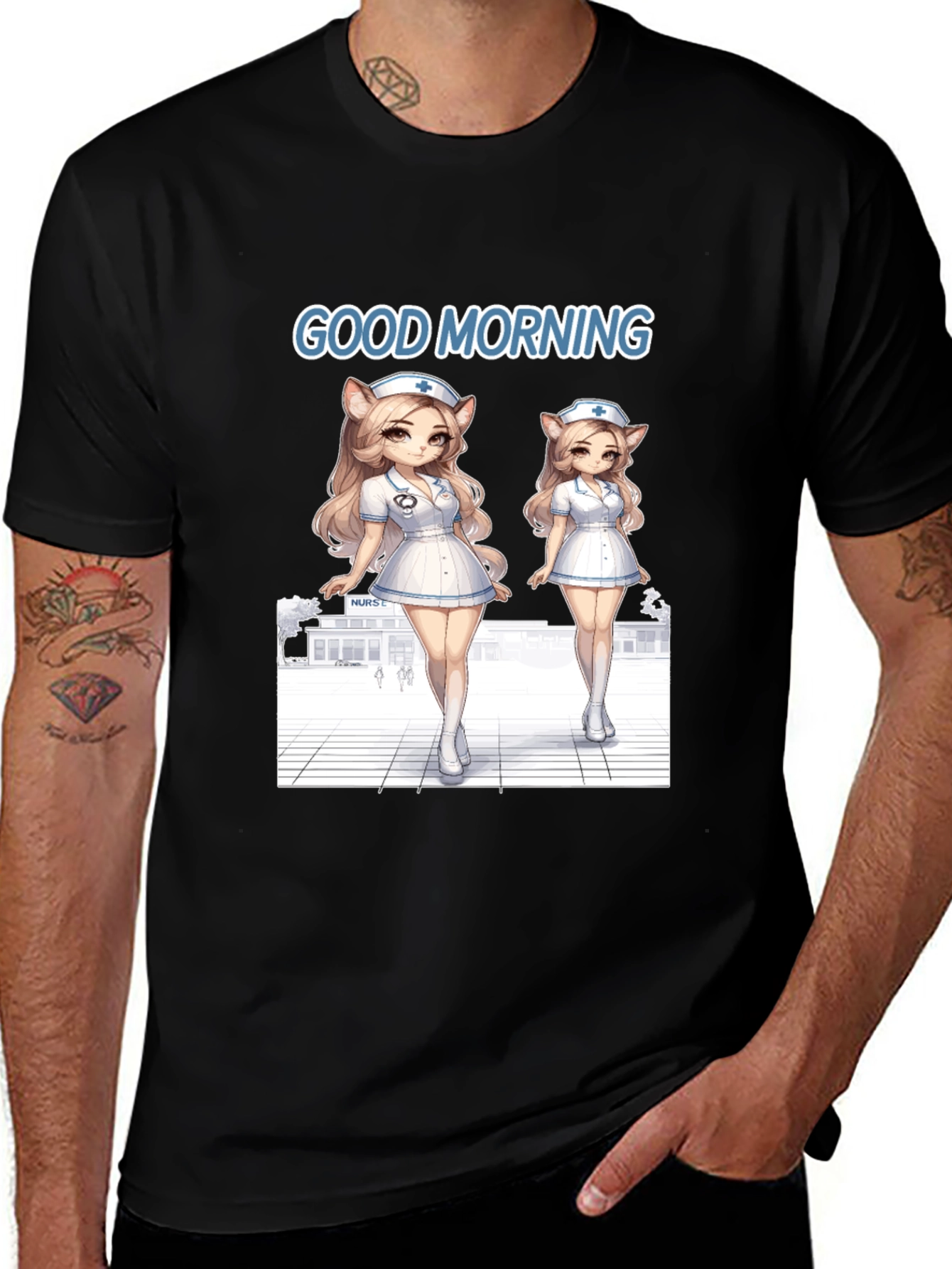 Good Morning Nurse Anime T-Shirt
