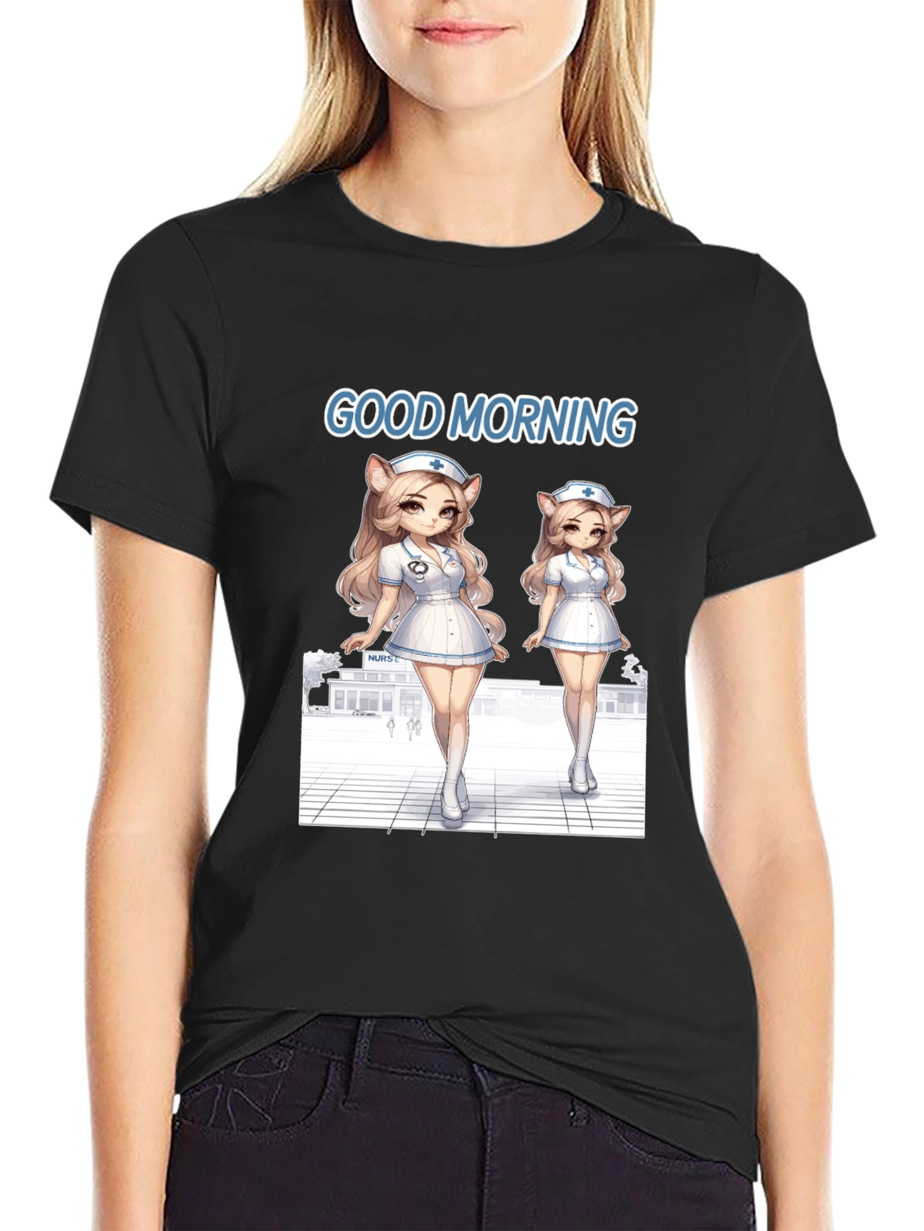 Good Morning Nurse Anime T-Shirt