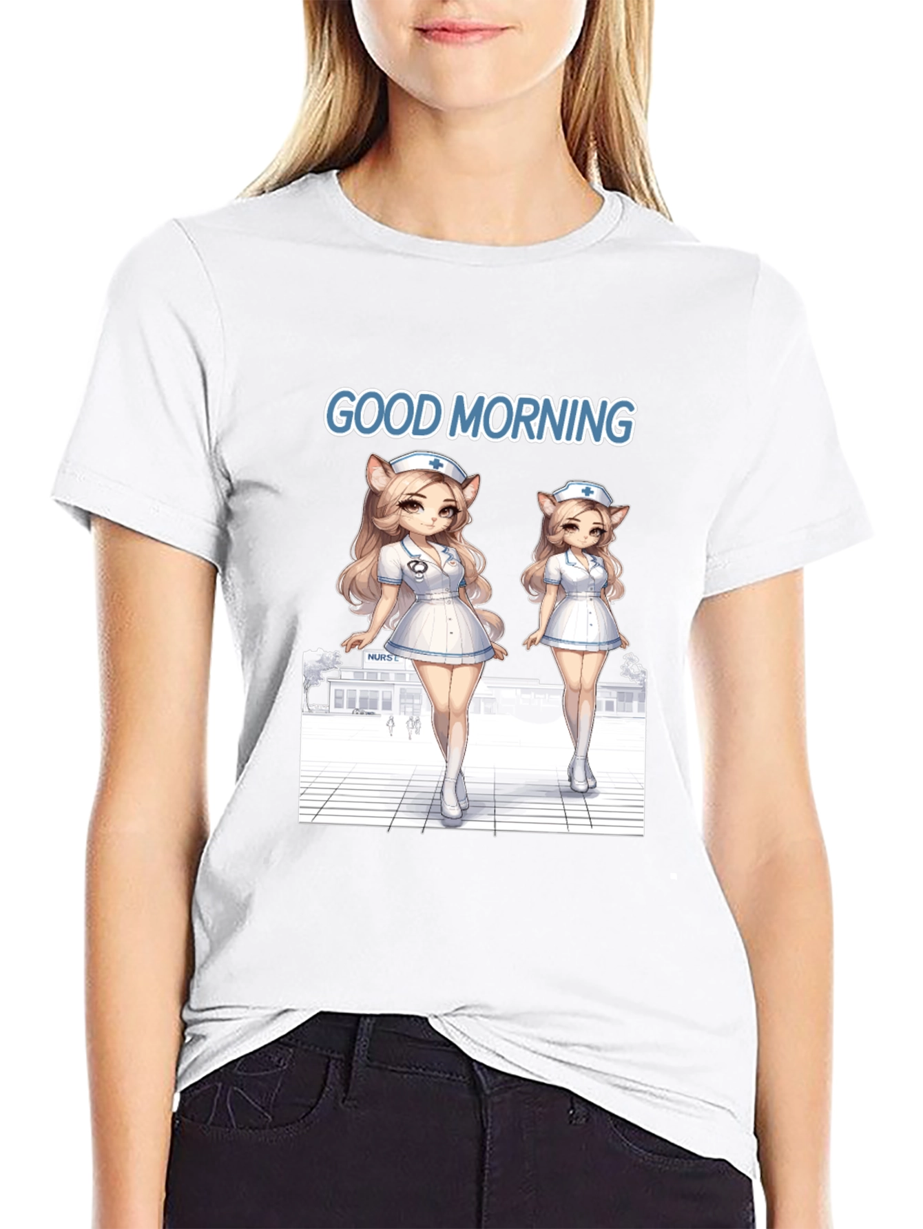 Good Morning Nurse Anime T-Shirt