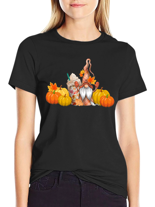 Fall Gnome Pumpkin Spice T-Shirt